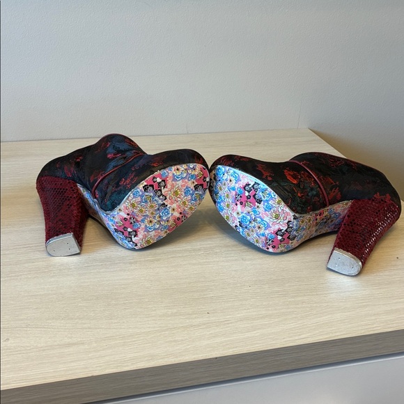 IRREGULAR CHOICE DAMEN LIZENZ Elegant Women's Floral SHOES SIZE 39 eu - Picture 6 of 8